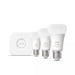 Philips Hue White and Color Ambiance Starter Kit 3 lampadine E27, 75W, Bluetooth, compatibile con Alexa, Google e Homekit