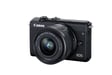 Canon EOS M200 + EF-M 15-45mm f/3.5-6.3 IS STM MILC 24,1 MP CMOS 6000 x 4000 Pixeles Negro