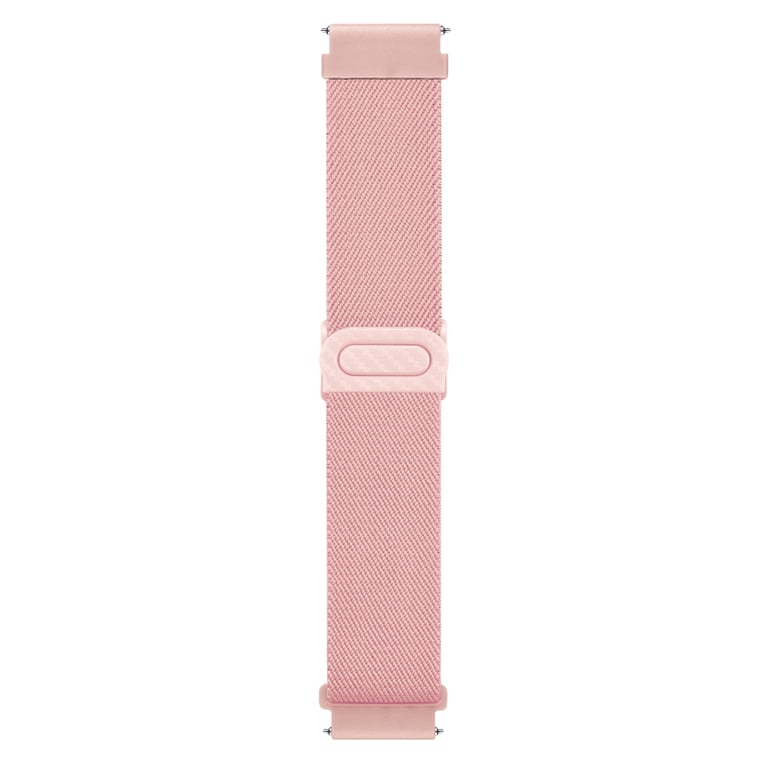 INF Bracelet de montre en nylon compatible avec Huawei, Xiaomi, Garmin, Samsung 20mm Rose - vue 3