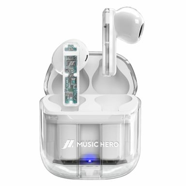 SBS Music Hero Casque True Wireless Stereo (TWS) Ecouteurs Appels/Musique Bluetooth Blanc