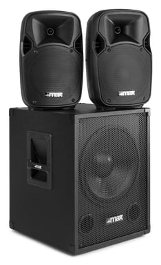 MAX Music MX700 2-voies Noir Avec fil 700 W