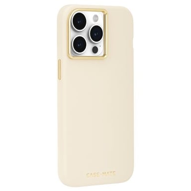 Coque pour iPhone 15 Pro Max MagSafe Antimicrobienne et Anti-rayures Beige