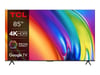 TCL UHD870 Serie 85UHD870 TV 2,16 m (85'') 4K Ultra HD Smart TV Wifi Argent