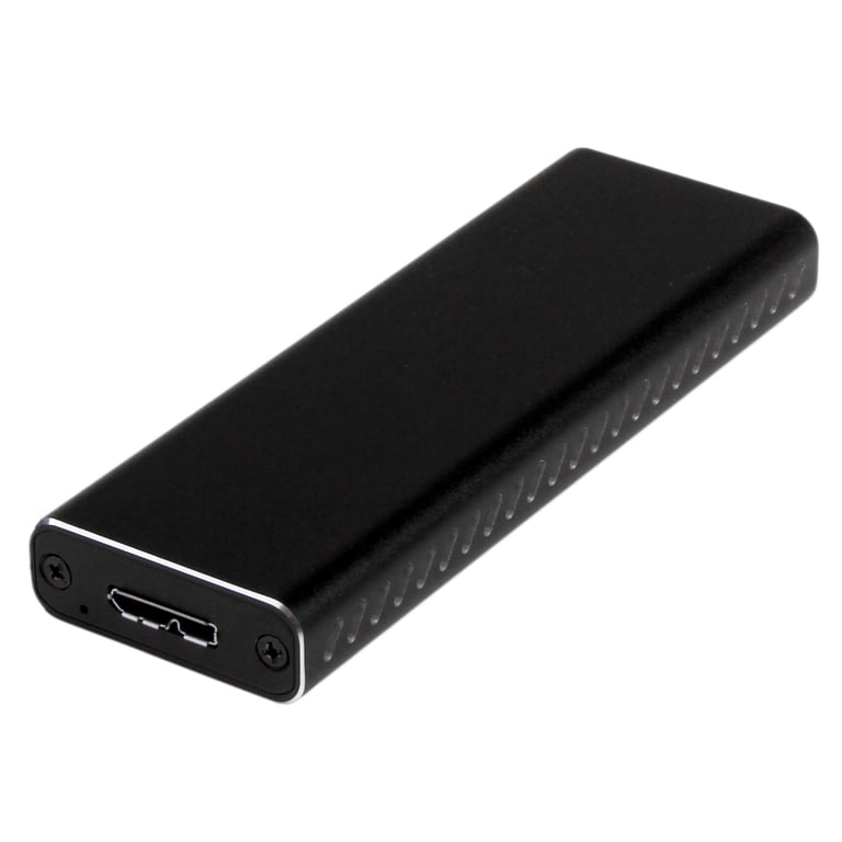 StarTech.com Boîtier Aluminium .2 SSD vers USB 3.0 5Gbps avec UASP .2 NGFF SATA avec Clé B & Clé B+ Boîtier Externe .2 Portable Non Compatible avec NVMe / AHCI Neuf