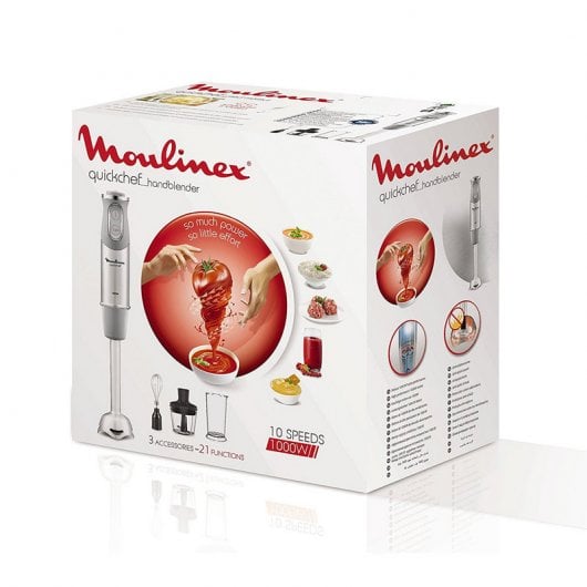 Mixeur Plongeant Moulinex Quickchef DD655D10 – 1000W, 10 Vitesses, Accessoires Inclus - vue 8