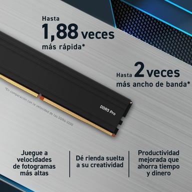 Modulo di memoria Crucial Pro 48 GB 2 x 24 GB DDR5 6000 MHz