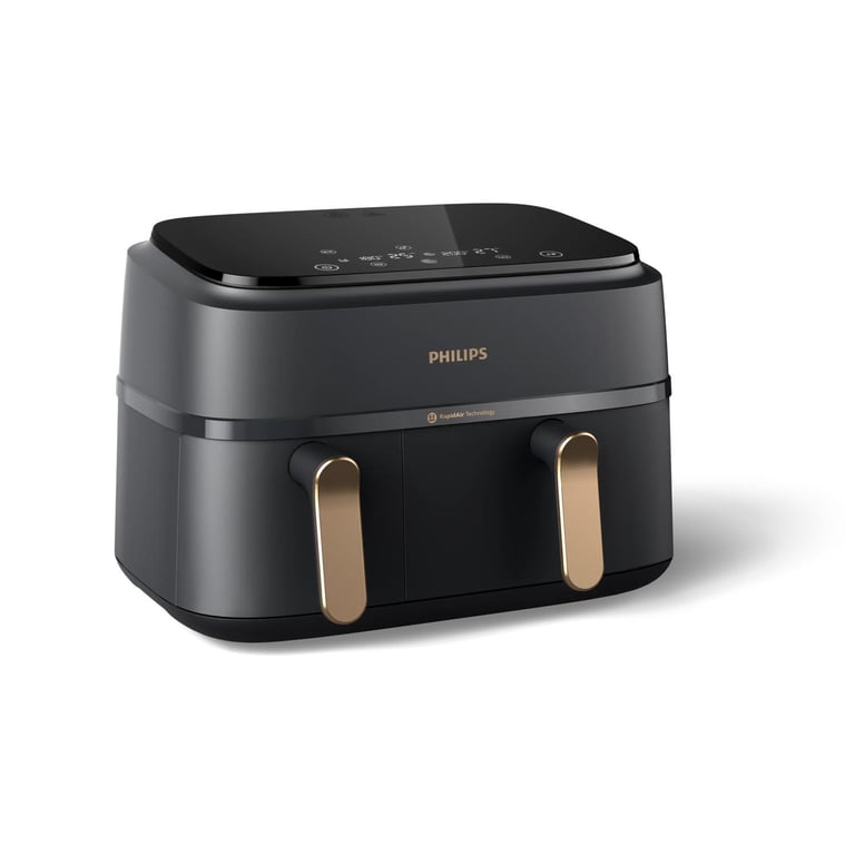 Friteuse Sans Huile Philips NA352/04 – Capacité 9 L, 2750 W, Double Panier - vue 3