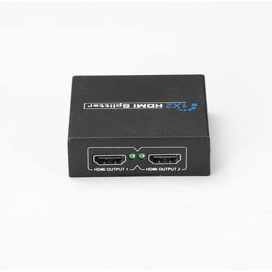 Splitter HDMI 1 ingresso 2 uscite Full HD 1080P 3D e HDCP compatibile Indicatore LED - Plug & Play