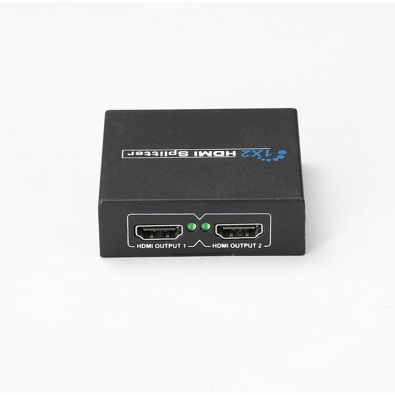 Splitter HDMI 1 entrée 2 sorties Full HD 1080P Compatible 3D et HDCP Indicateur LED - Plug & Play - Neuf