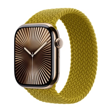 Bracelet Solo tressé pour Apple Watch Series 1 - 11 / SE / Ultra (44/45/46/49 mm) - Taille 8 - Chartreuse