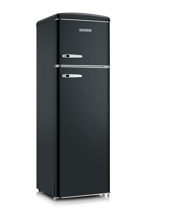 Réfrigérateur congélateur SEVERIN Retro RKG 8984 congélateur haut largeur : 55 cm profondeur : 57.5 cm hauteur : 166.5 cm 246 litres Classe D - vue 10