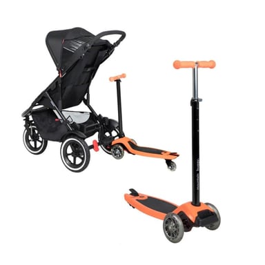 Mountain Buggy Freerider Trottinette Orange - Accessoire Pratique pour Poussette