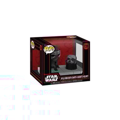 Figurine Funko Pop Deluxe Darkside Kylo Ren avec casque de Dark Vador