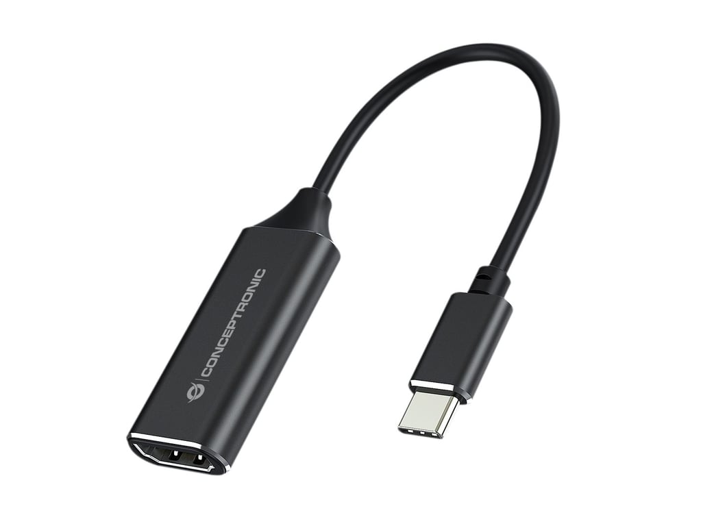 Conceptronic ABBY03B câble vidéo et adaptateur HDMI Type A Standard USB Type C Neuf