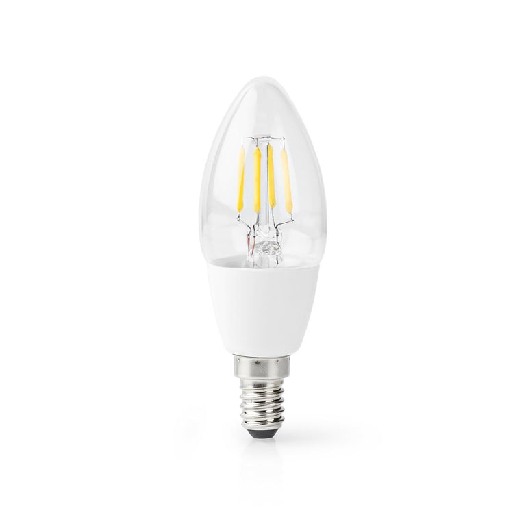 Ampoule à Filament Connectée Wi Fi LED 400lm E14 en Forme de Bougie Neuf