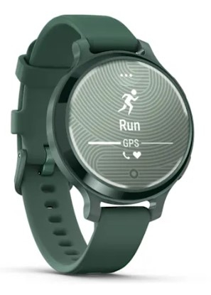 Garmin Lily 2 Active Petite Montre connectée et élégante avec GPS intégré Lunar Gold avec Bracelet Silicone - vue 6