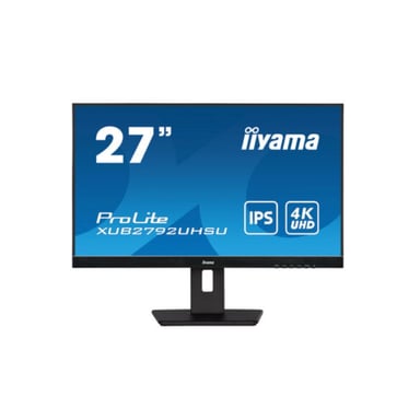 iiyama ProLite XUB2792UHSU-B5 écran plat de PC 68,6 cm (27'') 3840 x 2160 pixels 4K Ultra HD LED Noir