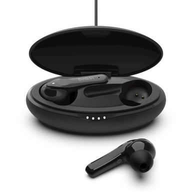 Belkin SOUNDFORM Move Plus Auriculares inalámbricos Bluetooth Música Negro