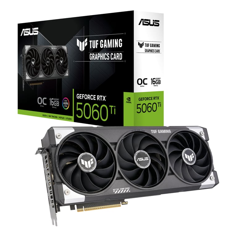Asus TUF RTX 5060Ti O16G GAMING - vue 2