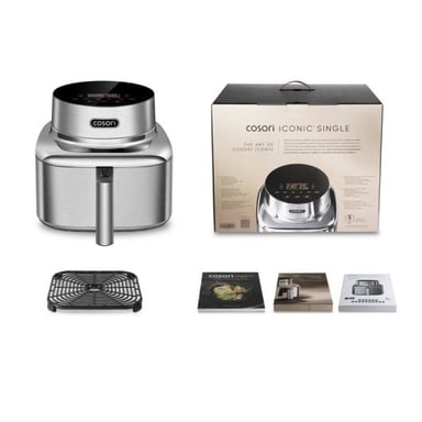 Freidora de Aire Cosori Iconic Single Chef Edition 6 2L 1725W Inoxidable con Temporizador