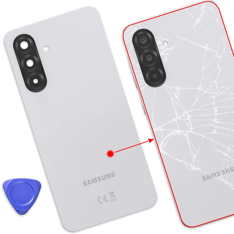 Cache Batterie de Remplacement pour Galaxy A36 Service Pack avec Adhésif Blanc - Neuf