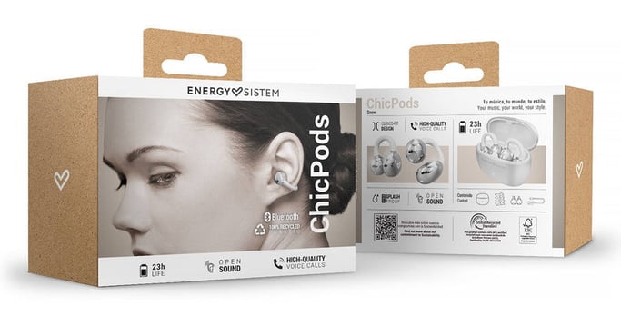 Energy Sistem 45966 Auriculares Inalámbrico Clip de oreja Llamadas/Música/Deporte/Uso diario Bluetooth Blanco