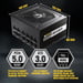 BITFENIX BFG GOLD 850W (80+ Gold) ATX 3.0 - Fuente de alimentación PC - 850W