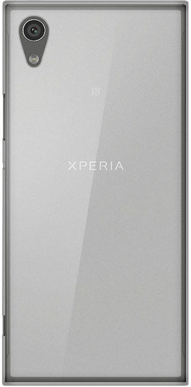 Coque silicone unie compatible Givré Blanc Sony Xperia XA1