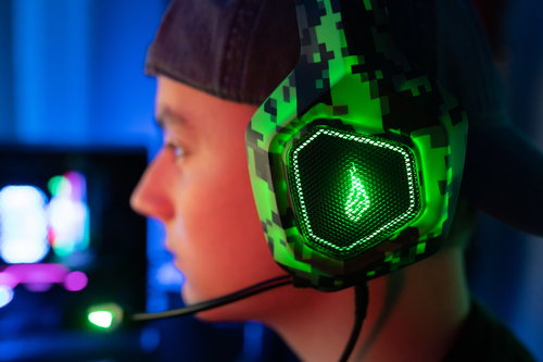 SureFire Skirmish Auriculares Alámbrico Diadema Juego USB tipo A Negro, Camuflaje, Verde