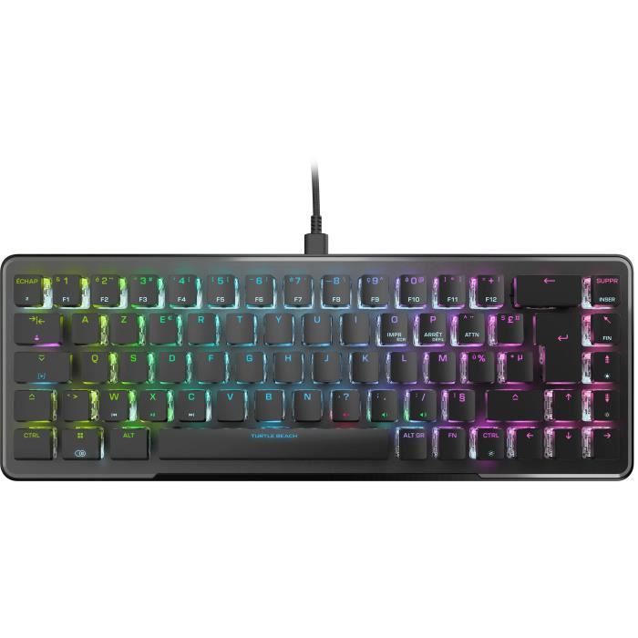 Clavier gaming optique et mécanique filaire Turtle Beach - Vulcan II Mini - Noir - Neuf