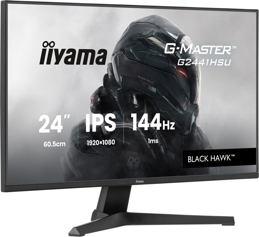 iiyama G2441HSU-B1 écran plat de PC 60,5 cm (23.8 ) 1920 x 1080 pixels Full HD LED Noir - Neuf