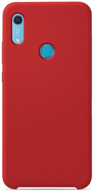 Coque silicone unie compatible Soft Touch Rouge Huawei Y6S