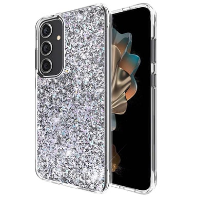 Coque pour Samsung Galaxy S24+ Design Paillettes Disco Iridescents Multicolore