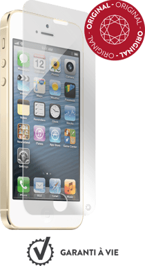 Protège écran iPhone 5/5S/SE Plat Original Garanti à vie Force Glass