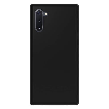 Coque silicone unie compatible Givré Noir Samsung Galaxy Note 10