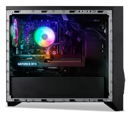 Acer Predator PO3-665_H610 Intel® Core™ i7 i7-14700F 32 GB DDR4-SDRAM 1 TB SSD NVIDIA GeForce RTX 5060 Windows 11 Home Escritorio PC Negro