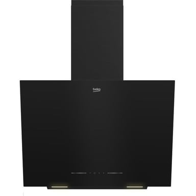 Hotte murale BEKO bPRO 500 BHCA62422BBH 60 cm noire, 400 m3/h, 3 vitesses, éclairage LED, anti-retour