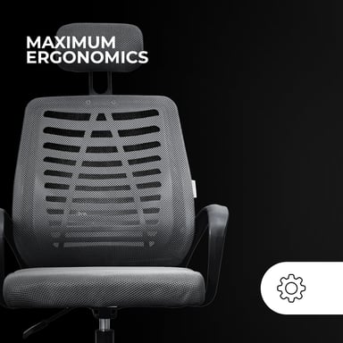MARS GAMING Fauteuil ergonomique MGC-Ergo B (Gris)