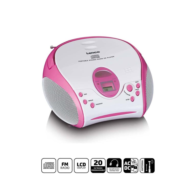 Boombox CDFM Modèle SCD 24 Kids avec Écran LCD et Antenne Télescopique Neuf - vue 5