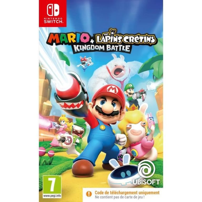 Mario + The Lapins Crétins Kingdom Battle Code In Box Nintendo Switch - vue 3