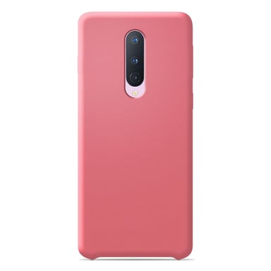 Coque silicone unie Soft Touch Rose compatible OnePlus 8