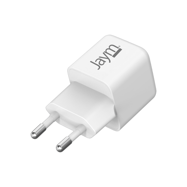 Jaym - Chargeur USB-C 35w - Compact & Rapide PD Et PPS Blanc *certifié GRS*