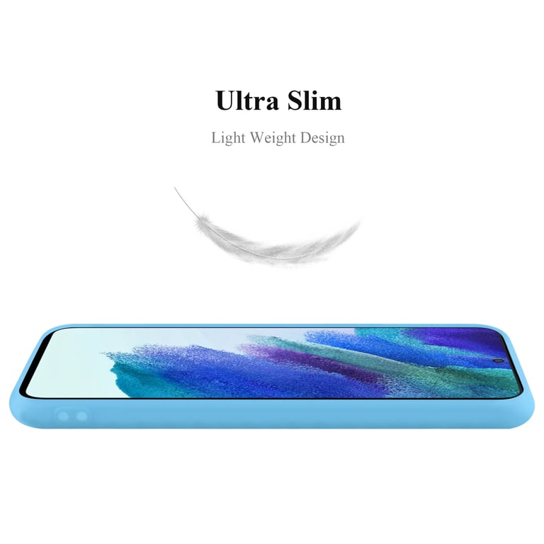 Coque pour Samsung Galaxy S22 en CANDY BLEU Housse de protection Étui en silicone TPU flexible