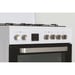 Cuisinière mixte Rosières RGE660CMW/E Four électrique 60L 4 foyers (3 gaz+1 électrique) Catalyse Minuteur Blanc