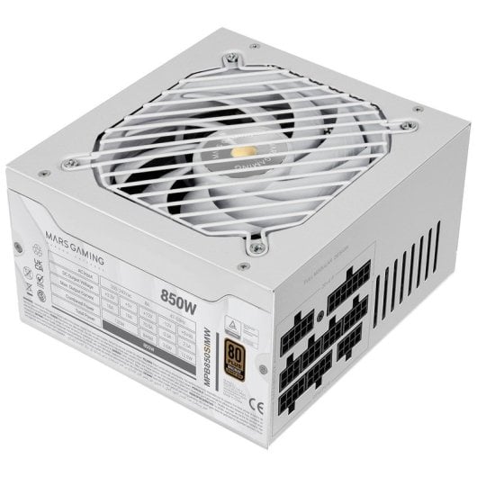 Mars Gaming MPB850SIMW unité d'alimentation d'énergie 24 pin ATX ATX - vue 3