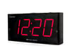 Despertador digital con doble alarma - Gran pantalla roja - Luminosidad regulable (HCG010)