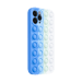 Funda Popping Bubble para Apple iPhone 12/12 Pro, Azul Verde