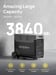 AFERIY P310 3600W Central eléctrica portátil 3840Wh LiFePO4, compatible con la aplicación, inversor de onda sinusoidal pura con UPS, enchufe UE, ruedas