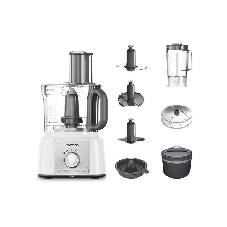 Robot multifonctions Kenwood MultiPro Express FDP65450WH 1000 W 3 L avec blender 1,5 L Blanc - Neuf