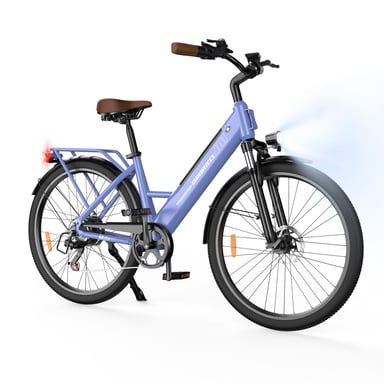 Bicicleta eléctrica iSinwheel Ucity para adultos con batería de 750 W y 36 V y 10,4 Ah
